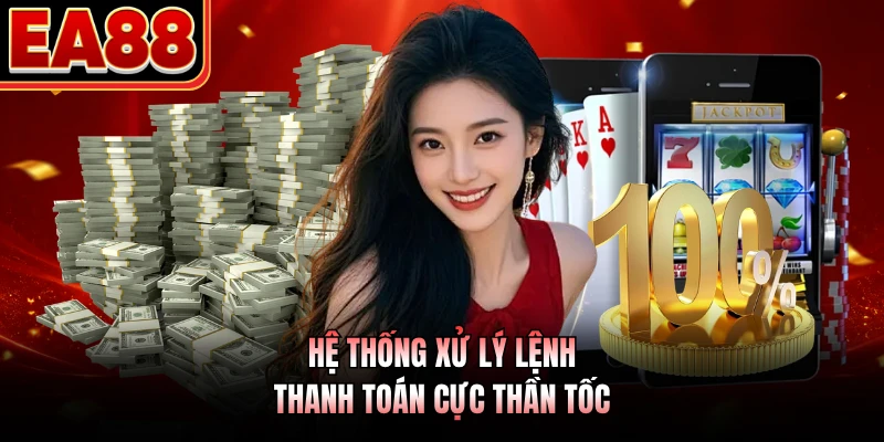 Hệ thống xử lý lệnh thanh toán cực thần tốc